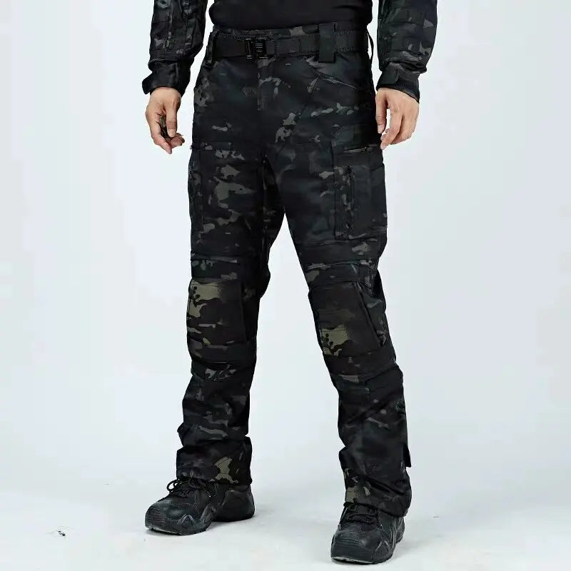 Pantalon cargo tactique homme multi-poches