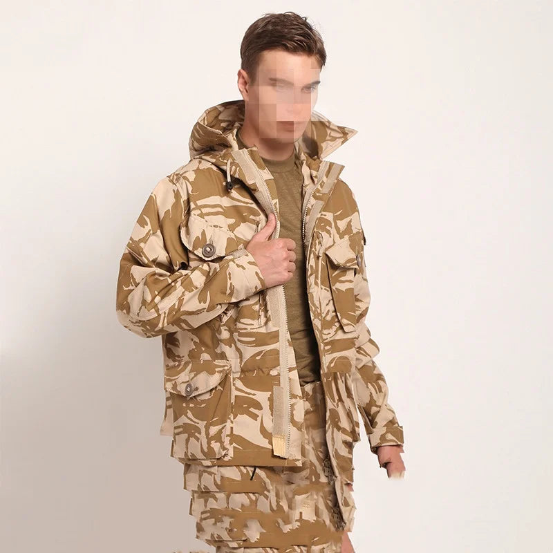 Manteau Tactique Camouflage M65 Homme — Long Trench Militaire, Polyester, Camping & Randonnée - BLACKBEARD OUTDOOR INDUSTRIES