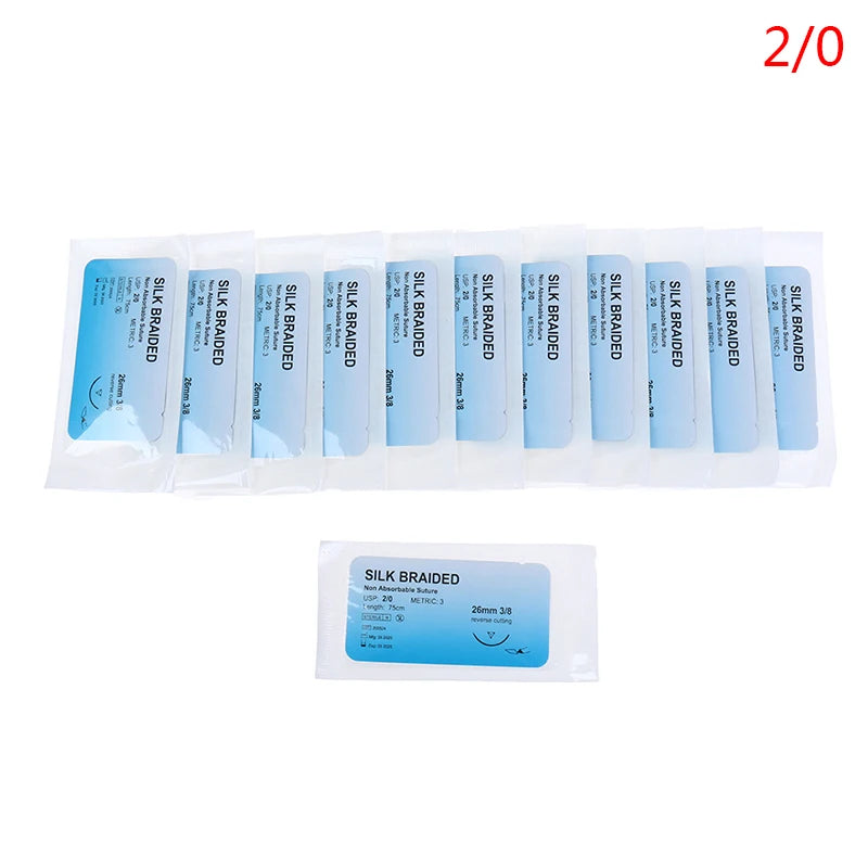 Kit de Suture Chirurgicale Synthétique avec Aiguille – Nylon Monofilament pour Formation Médicale et Vétérinaire Ma boutique