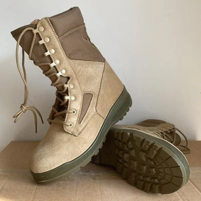 Chaussures Randonnée Montagne WOMY Homme Antidérapantes – Coton, Semelle Caoutchouc, Lacets | Trekking, Outdoor | T.40-47 | Marron & Khaki