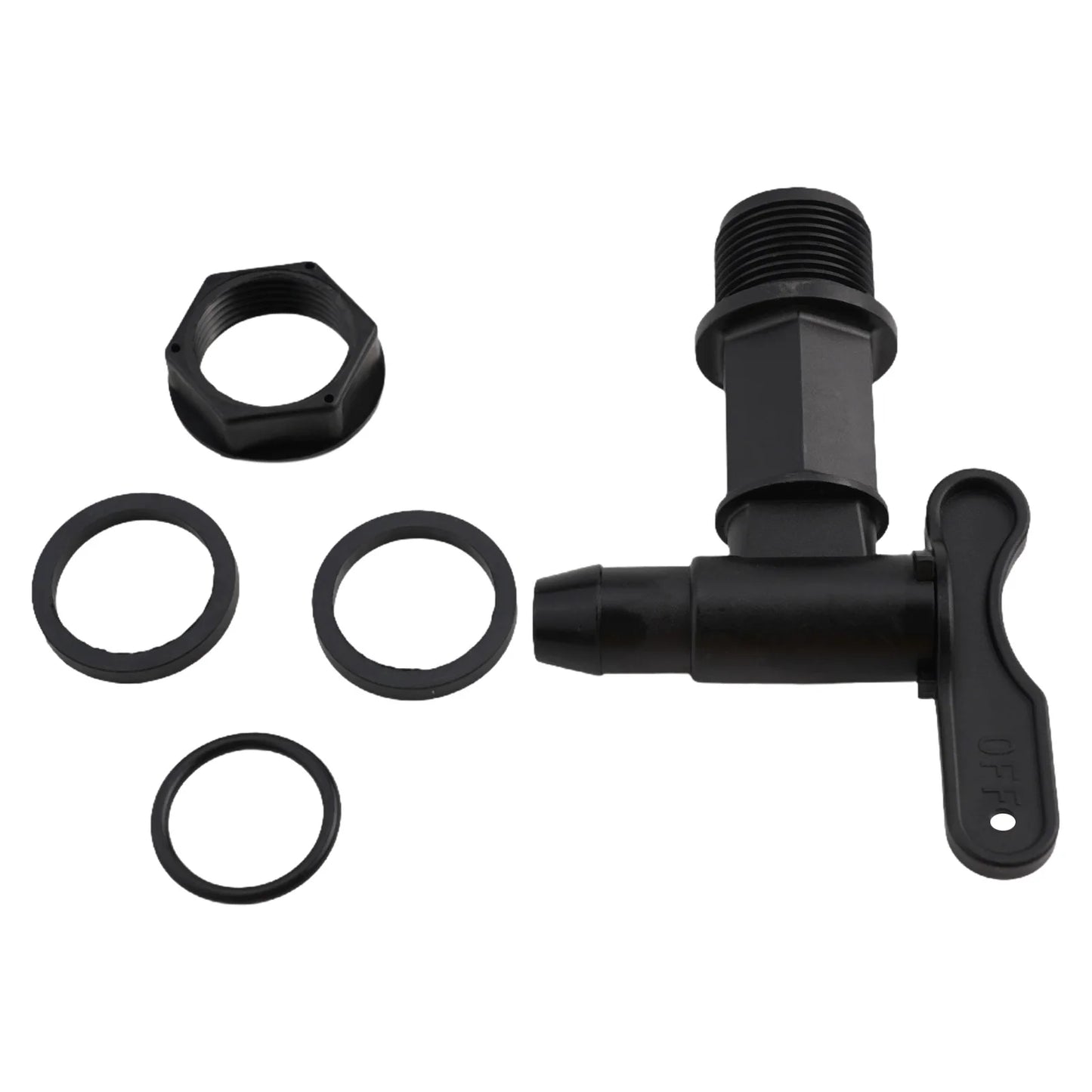 Robinet en plastique pour fût IBC – Raccord de réservoir d’eau/récupérateur d’eau de pluie - BLACKBEARD OUTDOOR INDUSTRIES