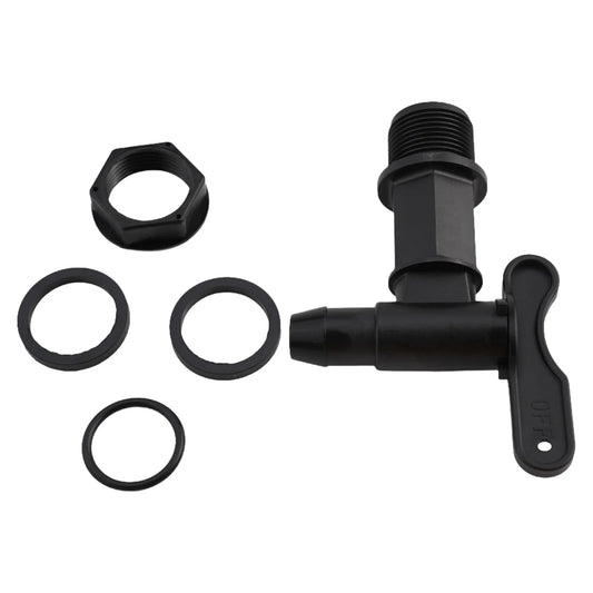 Robinet en plastique pour fût IBC – Raccord de réservoir d’eau/récupérateur d’eau de pluie - BLACKBEARD OUTDOOR INDUSTRIES