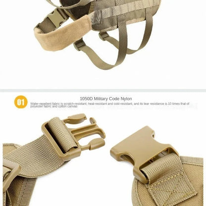 Gilet Tactique pour Chien – Harnais de Poitrine Robuste et Confortable Ma boutique