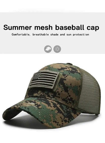Casquette Baseball Mesh Respirante Brodée – Unisexe, Protection Solaire, Printemps & Été - BLACKBEARD OUTDOOR INDUSTRIES