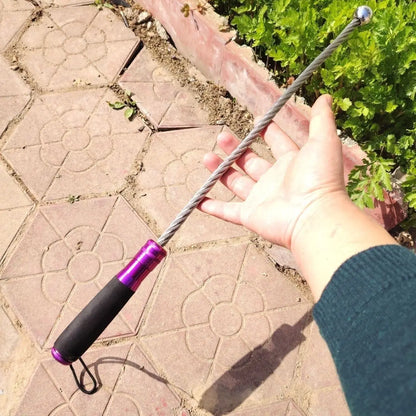 Fouet pliant en acier inoxydable 60 cm avec brise-vitre