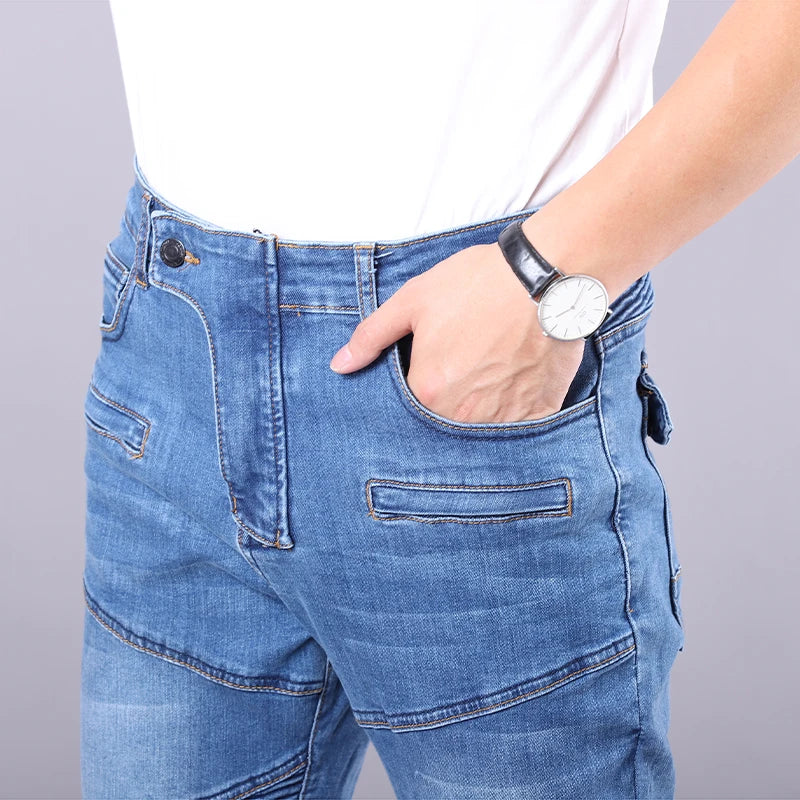 Jean tactique renforcé 4 saisons à protections amovibles