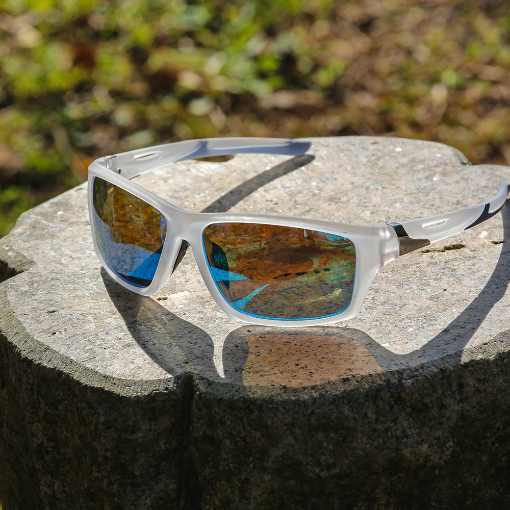 Lunettes de Vélo Polarisées Karos pour Hommes - UV400, Outdoor Sports, Cyclisme, Pêche, Randonnée, Conduite, Mode. - BLACKBEARD OUTDOOR INDUSTRIES