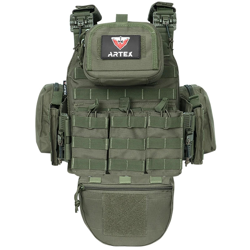 porte plaque Artex Quick Release MOLLE 1000D - BLACKBEARD OUTDOOR INDUSTRIES