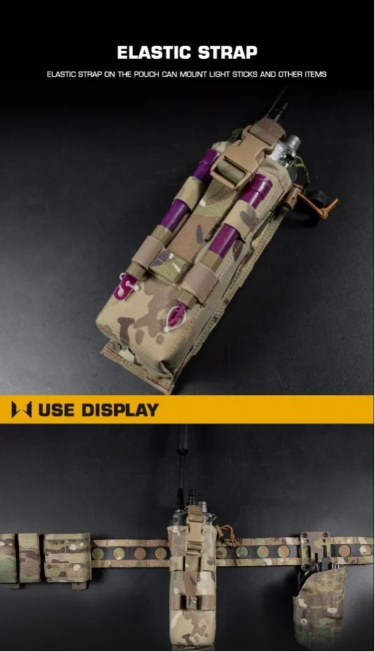 Pochette Radio PRC 152 - Sac Tactique MOLLE pour Walkie-Talkie Outdoor BLACKBEARD OUTDOOR INDUSTRIES