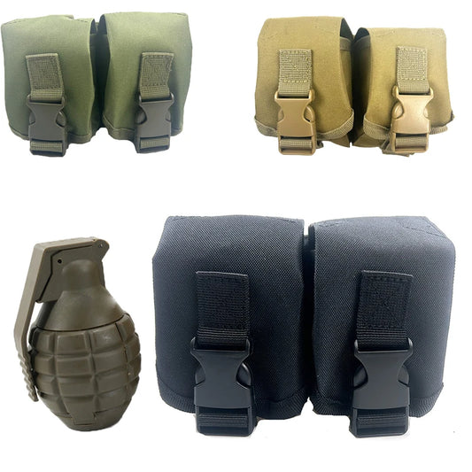 Pochette Tactique MOLLE Grenade – Simple ou Double | M67 / LBT | Sac EDC Airsoft & Chasse - BLACKBEARD OUTDOOR INDUSTRIES