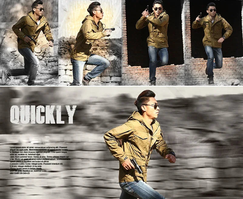 Veste M65 Tactique Militaire Homme – Hiver | Imperméable, Polaire, Chaude & Résistante - BLACKBEARD OUTDOOR INDUSTRIES