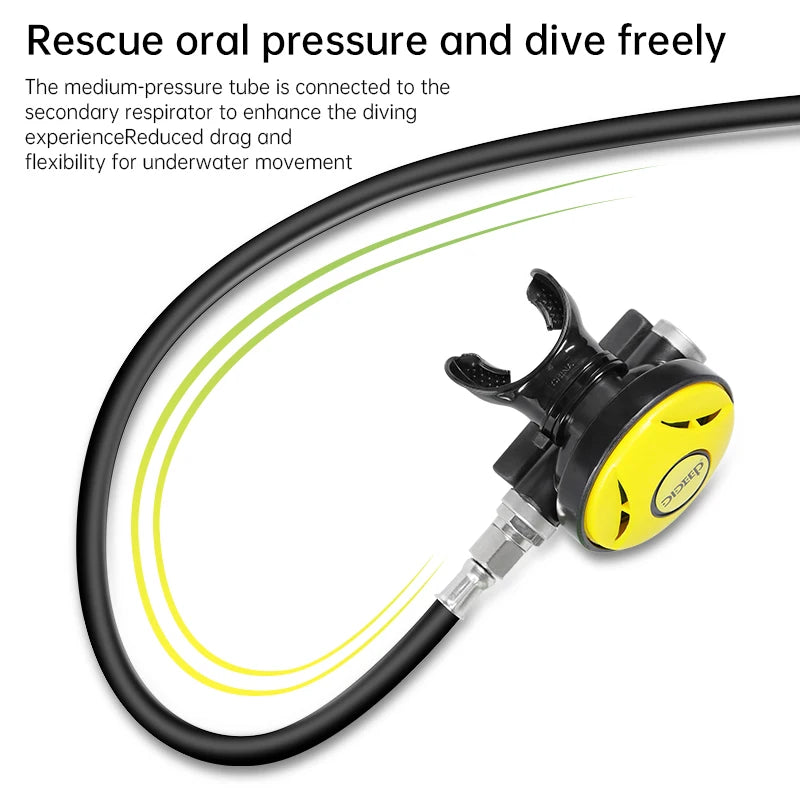 DIDEEP Kit Plongée Mini Bouteille Scuba 4L – Jusqu'à 60 min, Masque HD, Certifié CE