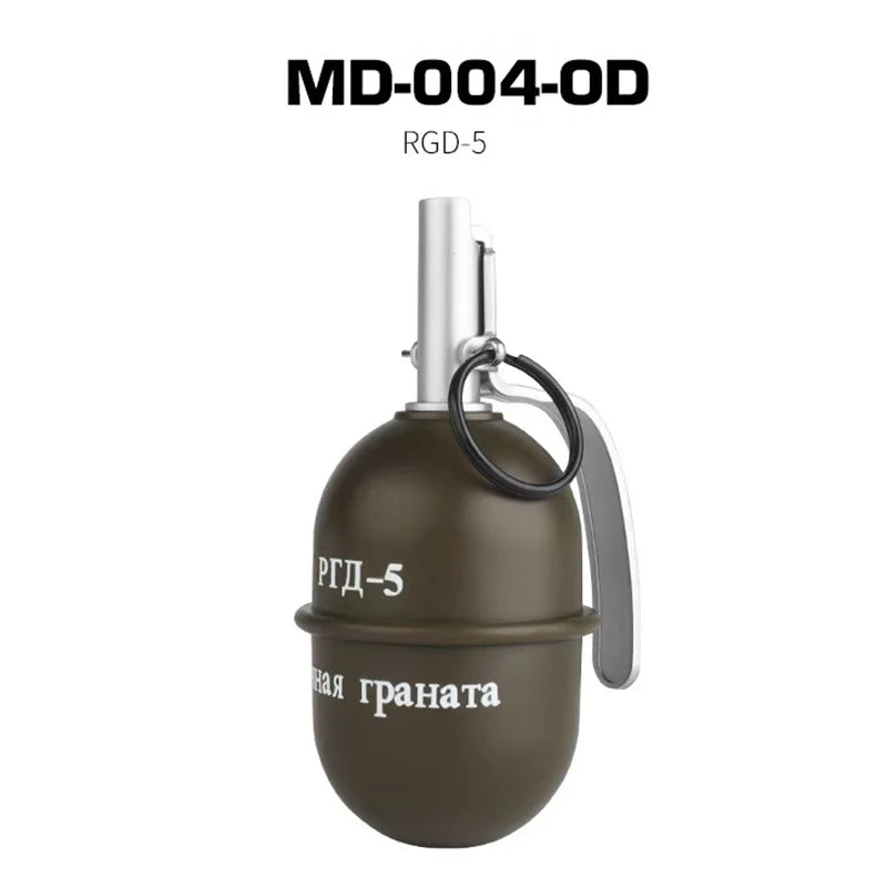 Grenade Factice Plastique RGD-5 / F1 – Modèle Simulation Cosplay Cinéma Décoration