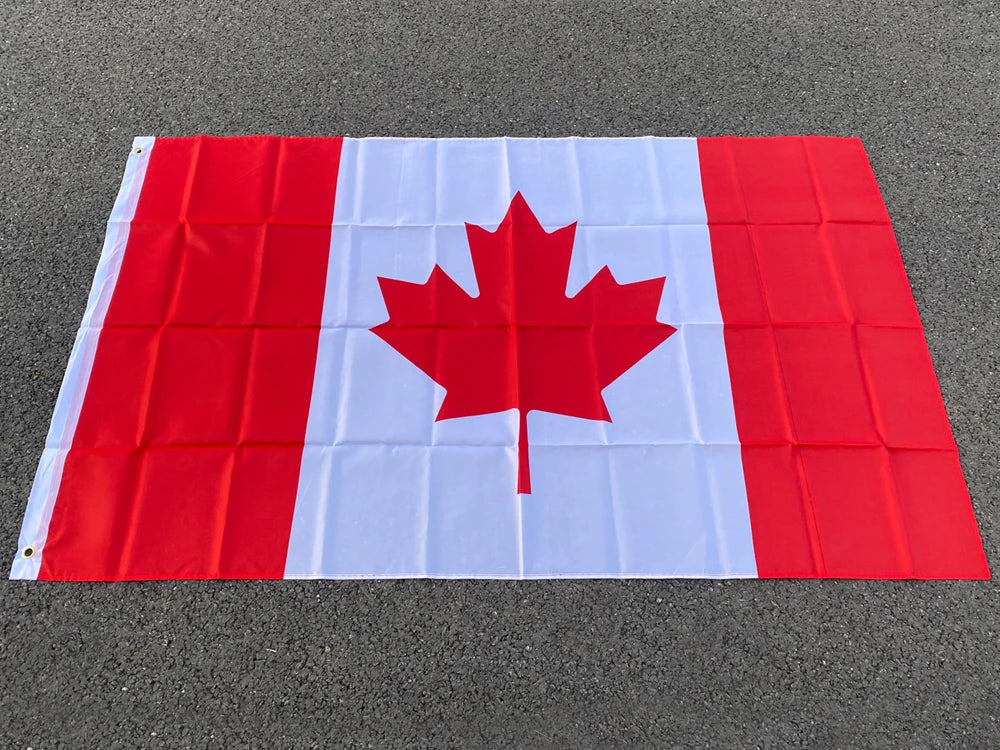 Drapeau du Canada 90x150 cm – Bannière en Polyester (Intérieur et Extérieur) BLACKBEARD OUTDOOR INDUSTRIES