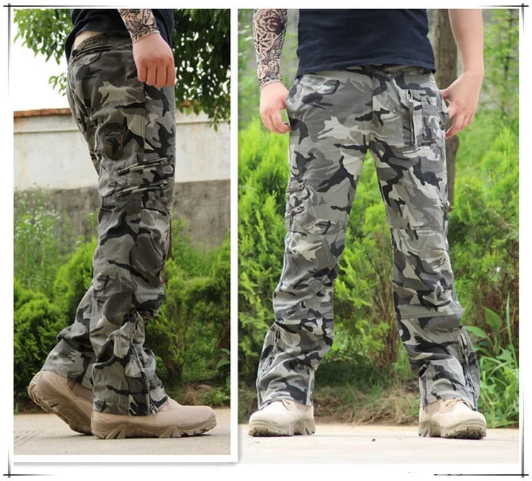 Pantalon Cargo Homme  – Coton Résistant, Multi-Poches, Style Militaire et Décontracté - BLACKBEARD OUTDOOR INDUSTRIES