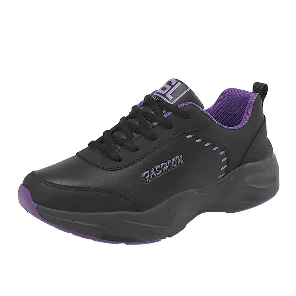 Baskets Basses Femme Semelle Plateforme Épaisse – Sneakers Respirantes Lacets – Pointures 35 à 42