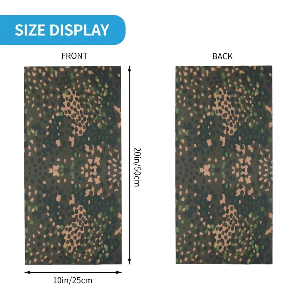 Tiger Stripe Camo – Bandeau Tour de Cou Hiver Multifonction pour Hommes et Femmes | Parfait pour Randonnée, Cyclisme, Sports Outdoor et Usage Quotidien - BLACKBEARD OUTDOOR INDUSTRIES