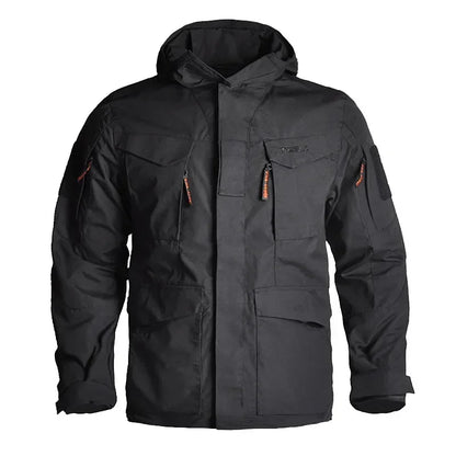 Veste Tactique Camouflage Homme – Coupe-Vent Multi-Poches à Capuche