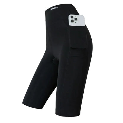 Legging Short Femme Sport Taille Haute | Gainant & Anti-Transpiration | Poches Latérales | MODX - BLACKBEARD OUTDOOR INDUSTRIES