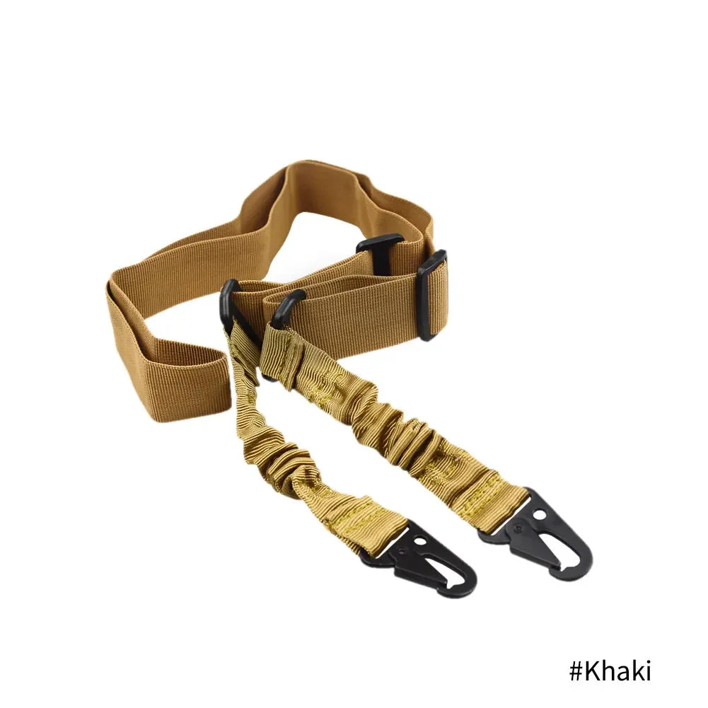 Sangle Tactique pour Fusil – 1, 2 ou 3 Points – Réglable avec Élastique Bungee - BLACKBEARD OUTDOOR INDUSTRIES