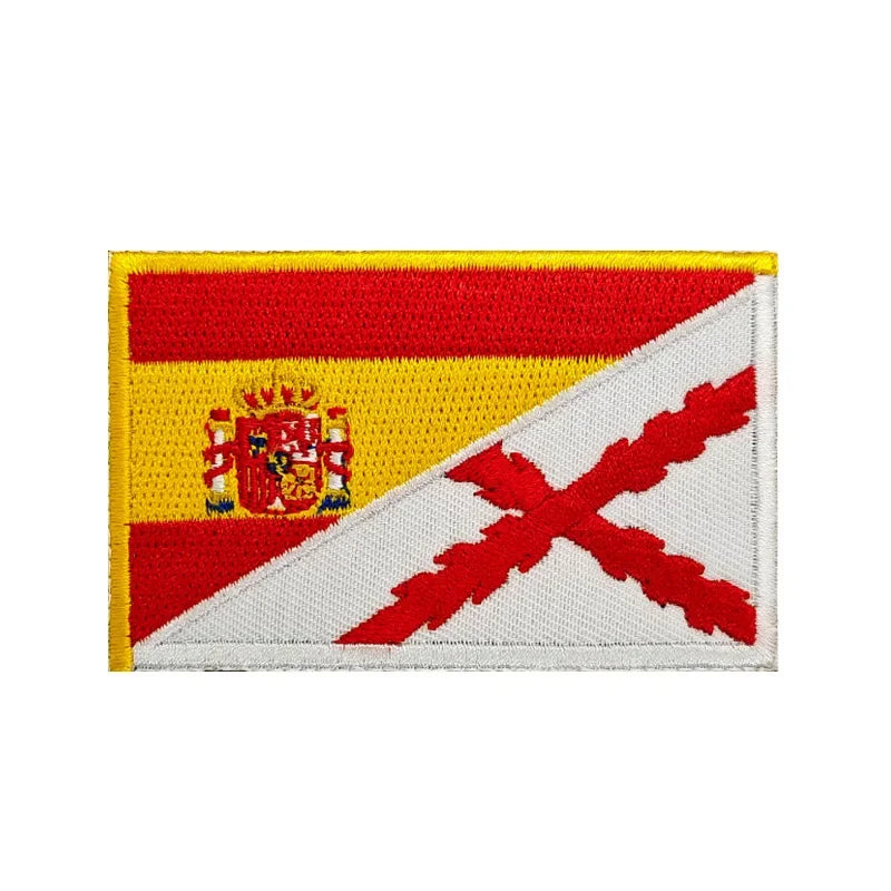 Patch Brodé Drapeau Espagnol – Patch Velcro 3D Écologique, Idéal pour Vêtements, Sacs, Accessoires et DIY - BLACKBEARD OUTDOOR INDUSTRIES