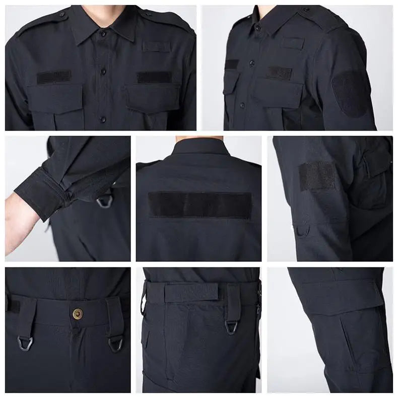 Ensemble Tactique à Séchage Rapide – Veste et Pantalon Longs Manches, Uniforme de Travail, Idéal pour Entraînement et Activités Extérieures BLACKBEARD OUTDOOR INDUSTRIES