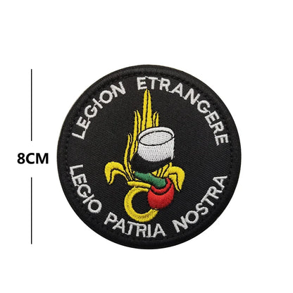 Patch Brodé Légion Étrangère France – Insigne Tactique Hook & Loop | +50 Modèles