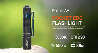 ACEBEAM pokelit AA 14500 flashlight AA torch 950 lumen Ma boutique