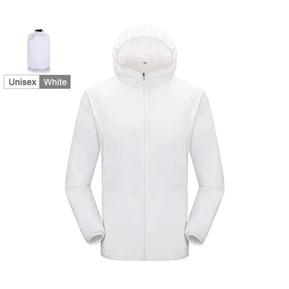 Veste Imperméable Randonnée Légère Anti UV Outdoor