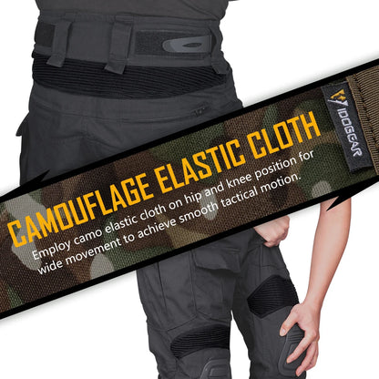 IDOGEAR G3 Combat Pants avec Genouillères Intégrées – Pantalon Tactique Homme Ranger Green / Noir - BLACKBEARD OUTDOOR INDUSTRIES