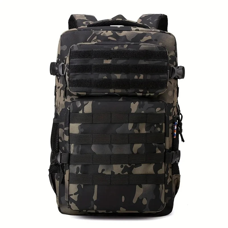 Sac à Dos Tactique Camouflage Homme – Multi-Compartiments, Grande Capacité, Randonnée Camping Outdoor