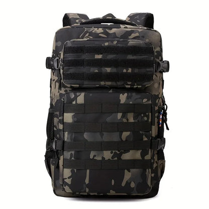 Sac à Dos Tactique Camouflage Homme – Multi-Compartiments, Grande Capacité, Randonnée Camping Outdoor