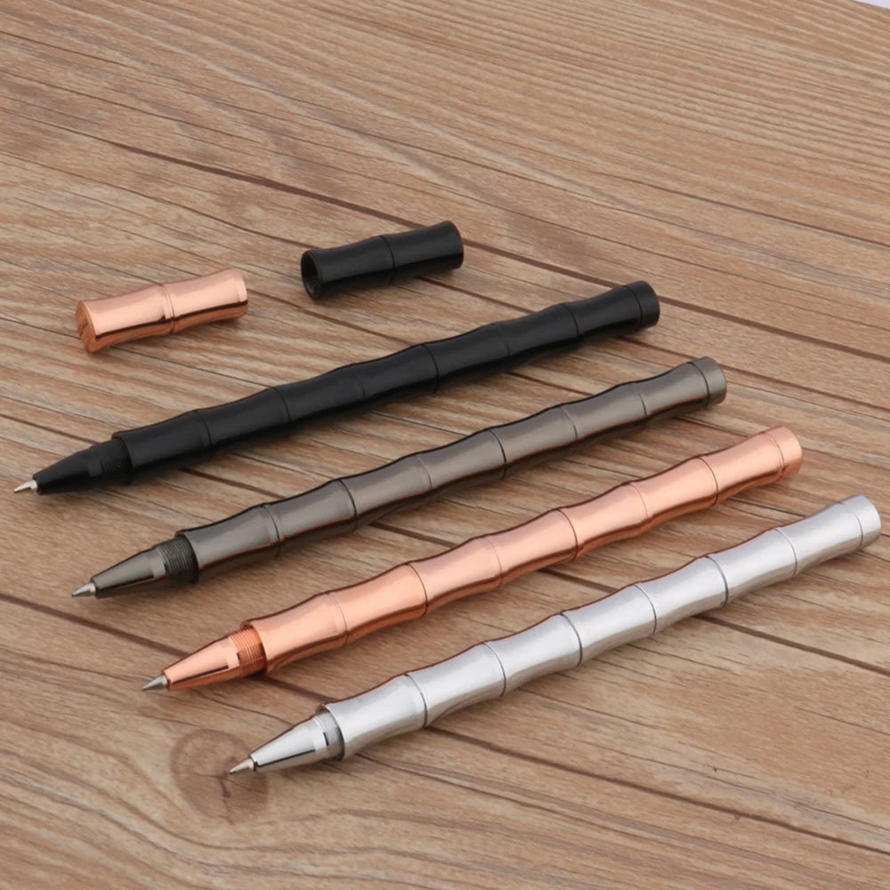 Stylo-bille effet bambou pointe fine 0,5 mm