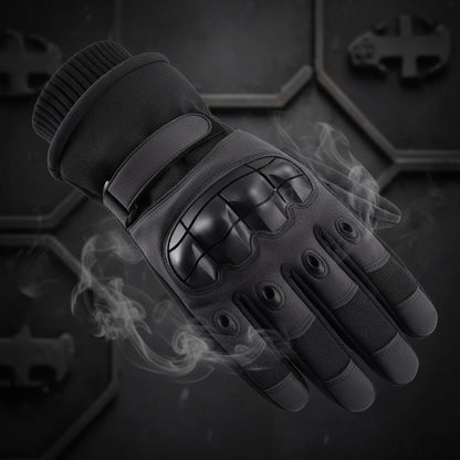 Gants Thermiques Tactiques Hiver – Doigts Complets, Compatible Écran Tactile, Moto et Outdoor