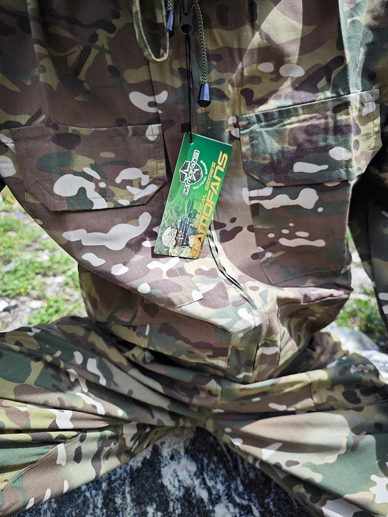 Tenue Camouflage Tactique Été – ATFG EMR White/Yellow Flower – Veste & Pantalon - BLACKBEARD OUTDOOR INDUSTRIES