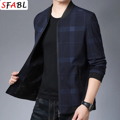 Veste Blazer Homme Business Casual – Coupe Ample, Col Rabattu, Fermeture Éclair | Printemps Été - BLACKBEARD OUTDOOR INDUSTRIES