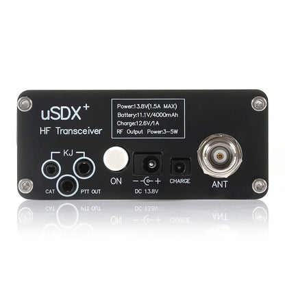 Émetteur-Récepteur SDR QRP USDX+ 3-5W – 8 Bandes HF, SSB/CW, Batterie 4000 mAh, Radio Amateur Portable