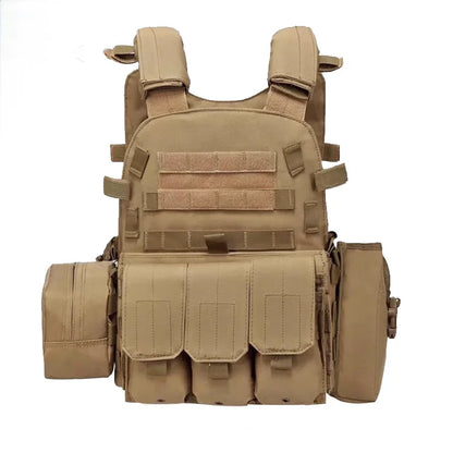 Gilet Tactique Porte-Plaque Enfant – Camouflage Militaire Respirant