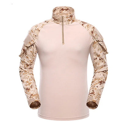 T-shirt Homme Manches Longues Outdoor — Modèle Patchwork Résistant - BLACKBEARD OUTDOOR INDUSTRIES