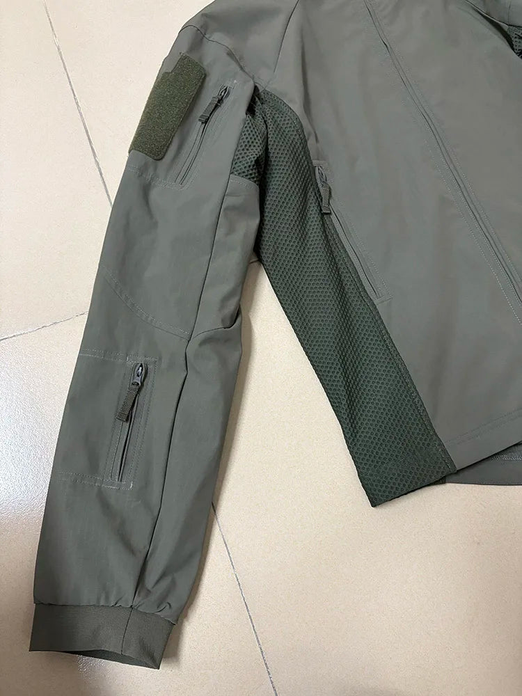 Veste Softshell Tactique Camouflage Delta - Imperméable et Respirante