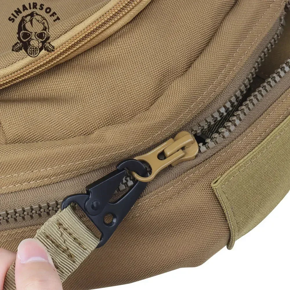 SINAIRSOFT sac à dos porte plaque 2‑en‑1 – se transforme en gilet tactique en secondes, tissu Oxford résistant, libération rapide (Noir/Dark Earth) - BLACKBEARD OUTDOOR INDUSTRIES