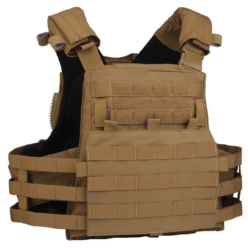 Gilet Tactique AVS MBAV Plate Carrier – Gilet Modulaire Adaptatif à Libération Rapide, Confortable, avec Système MOLLE – Airsoft, Entraînement, Chasse et Combat BLACKBEARD OUTDOOR INDUSTRIES