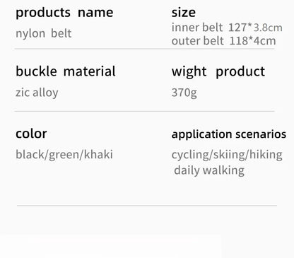 Quick-Release nylon Tactical Belt Ma boutique