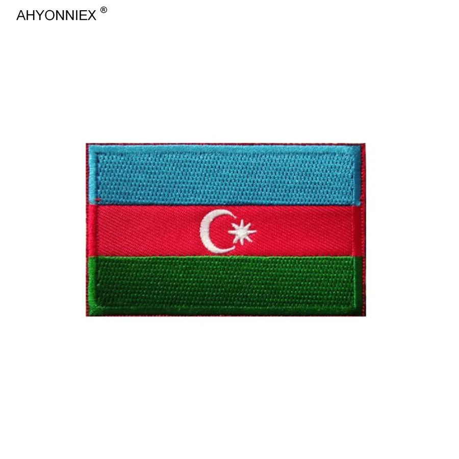 Patch Drapeau Brodé 3D Moyen-Orient & Asie du Sud – Velcro Hook & Loop, 8x5 cm, 25 Pays - BLACKBEARD OUTDOOR INDUSTRIES