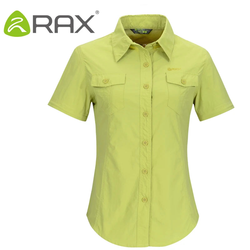 RAX Chemise Outdoor Quick-Dry UV Protection Manches Longues – Homme & Femme