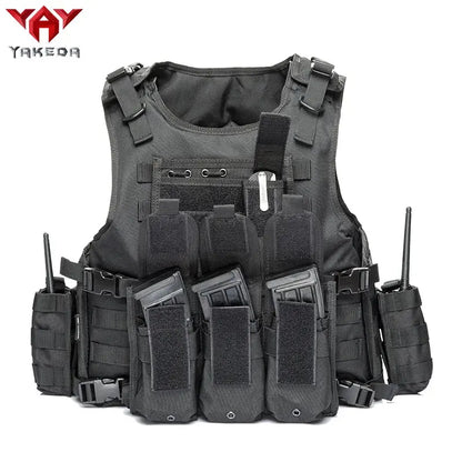 Gilet Tactique Porte-Plaque YAKEDA E88005 – Usage Professionnel & Airsoft Ma boutique
