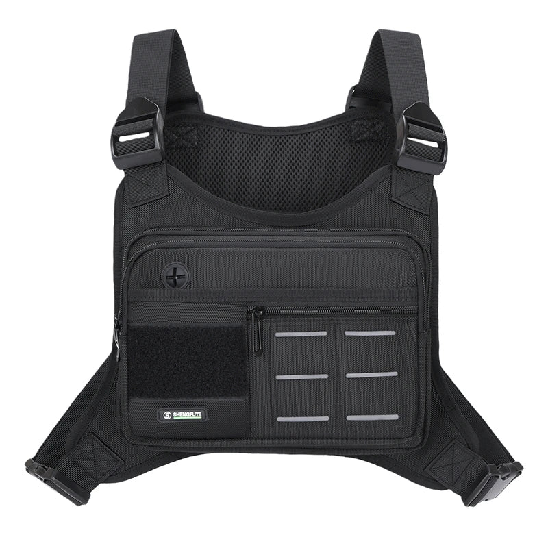 Sac de poitrine tactique MOLLE pour randonnée et outdoor