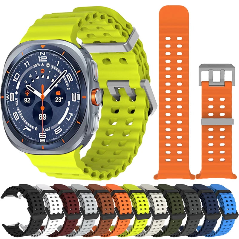 Bracelet en Silicone pour Samsung Galaxy Watch Ultra 47mm – Confort et Performance BLACKBEARD OUTDOOR INDUSTRIES