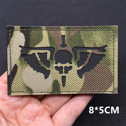 Patches Drapeaux Nationaux 3D Multicam – Réfléchissant IR, Découpe Laser, Hook & Loop | Tactique, Airsoft, DIY | 45+ Pays - BLACKBEARD OUTDOOR INDUSTRIES