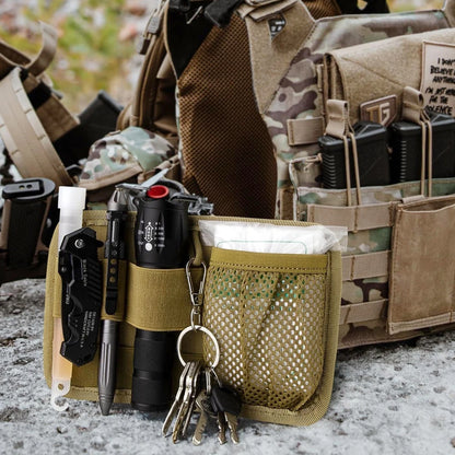 Panneau organiseur EDC en nylon pour sac | 19 × 13 cm